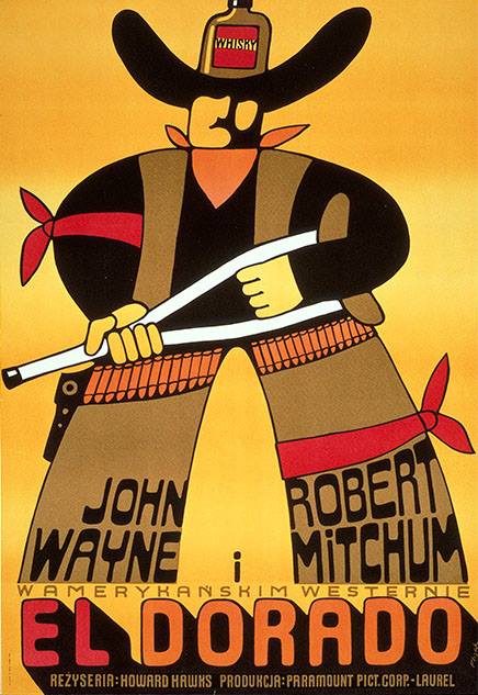 El Dolaro by Howard Hawks, 1966. Poster by Jerzy Flisak.jpg